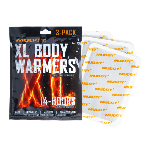 Muddy - XL Body Warmer - 3 balení - MUD-XLDWNA-3PK 