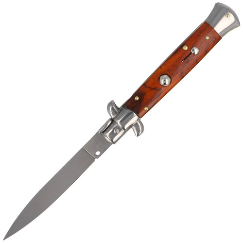 Frank Beltrame - Pružinový nůž Stiletto Cocobolo Wood 23 cm - hnědý - FB 23/83.