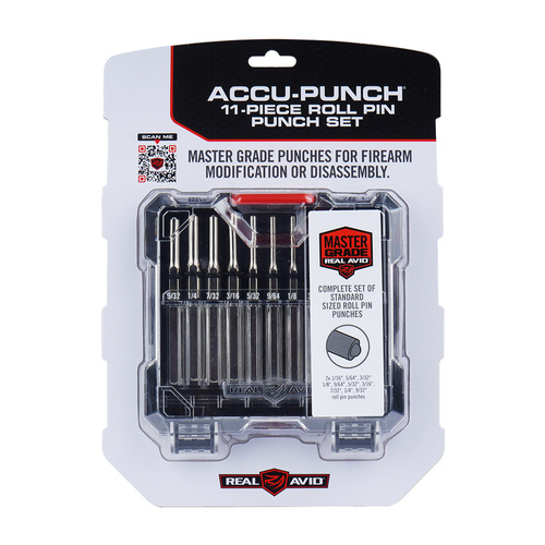 Real Avid - Accu-Punch sada kolíčků - 11 dílů - ocel - AVAPK-RP