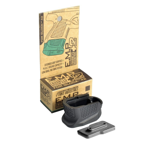 Strike Industries - Vylepšená deska zásobníku pro Glock 42 - SI-EMP-G42-BK