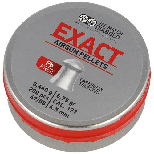JSB - Diabolo Exact Lead Free - .177 / 4,5 mm - 200 ks - 1004-02-200
