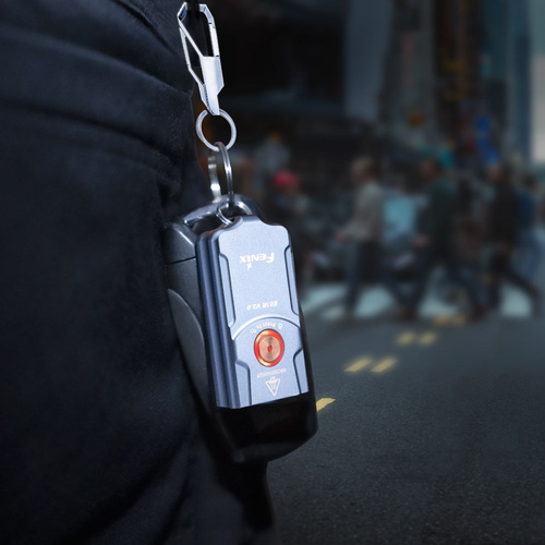  Fenix - LED svítilna E03R V2 - 500 lm - s baterií 400 mAh - modrá - E03RV2BL