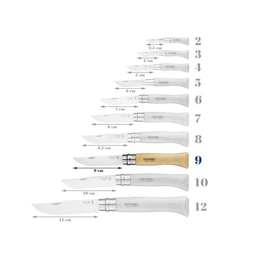 Opinel - Nůž N°9 VRI - Inox