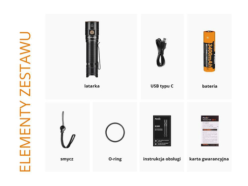 Fenix - Dobíjecí LED svítilna E28R - 1500 lm