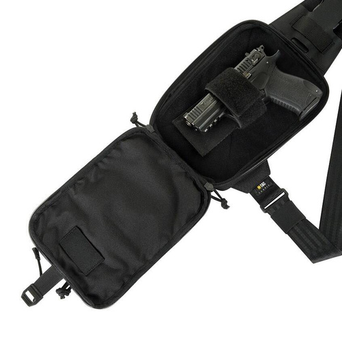 M-Tac - Sling Pistol Bag Elite Hex se suchým zipem - černý - 51403002