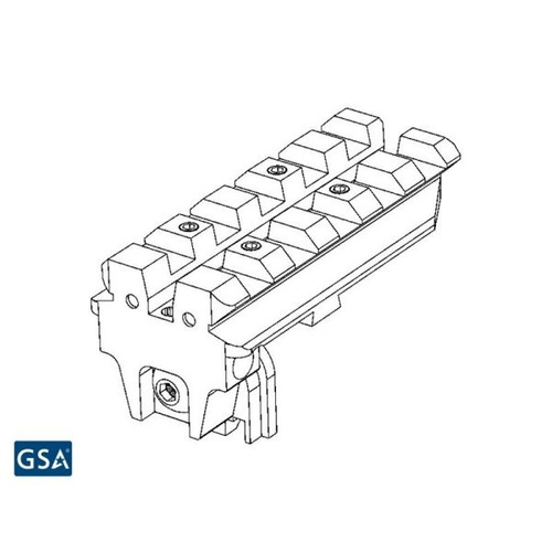 Strike Industries - Lišta pro montáž zadního mířidla - G17/18 - černá - SI-GSR