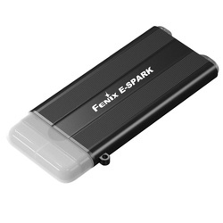 Fenix - LED svítilna s powerbankou 800 mAh E-Spark - černá - 039-525
