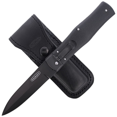 Mikov - Automatický nůž Predator Blackout - N690 - černý - 241-BH-1/BKP