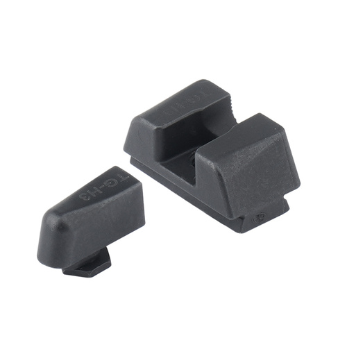 TruGlo - Noční mířidla Tritium-X - Glock 17/19 - nízká - bílý obrys - TG231G1XW