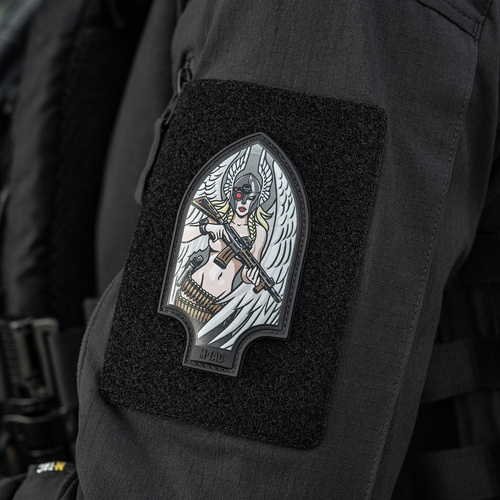 M-Tac - Nášivka s kopím Valkýry - PVC - s potiskem - černá - 51116502