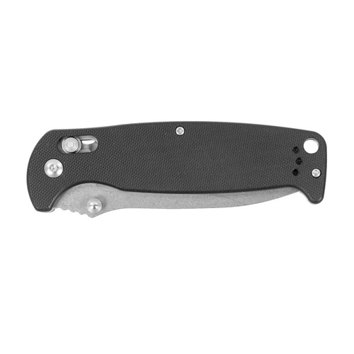 Ganzo - Zavírací nůž G7412 EDC s píšťalkou - G-Lock - černý - G7412-BK-WS