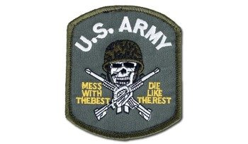 FOSTEX - Nášivka - US Army Skull - zelená