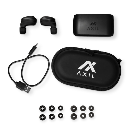 Axil - Aktivní chrániče sluchu XCOR Pro - Bluetooth 5.2 - černé - XCOR-P-E