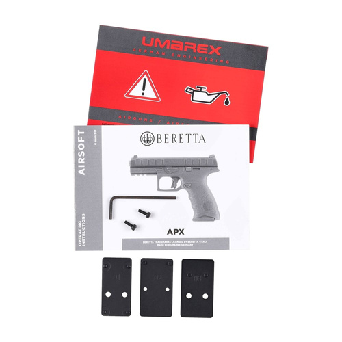 Umarex - ASG replika pistole Beretta APX RDO - zelený plyn - FDE - 2.6537