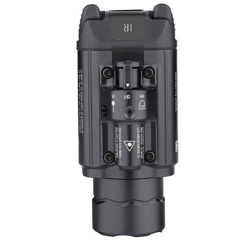Olight - Zbraňové LED světlo s laserovým zaměřovačem BALDR IR - 1350 lumenů - černé