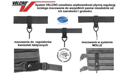 IWO-HEST - Šňůrka na ruční zbraň - SBSC-VELCRO Profi