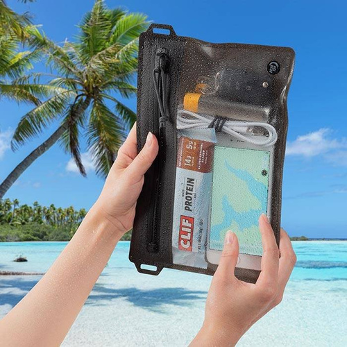 Nite Ize - Vodotěsné cestovní pouzdro RunOff® - střední - dřevěné uhlí - ROFM-09-R3