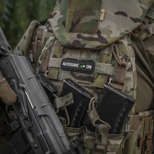 M-Tac - Morale Patch Autosave PVC - 3D - Černá - 51116702