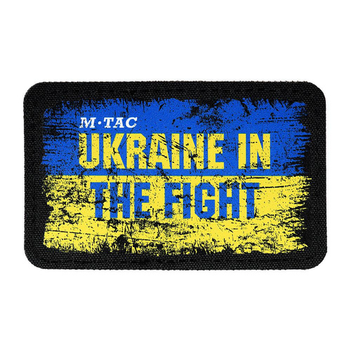 M-Tac - Nášivka Ukrajina v boji - zapínání na suchý zip - 80 x 50 mm - 51331000