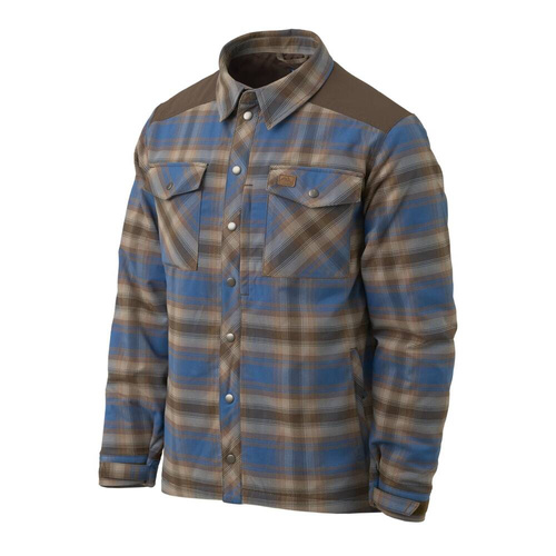 Helikon - Košile Winter Warden - kostkovaná lesní modř - KO-WWS-PB-PK