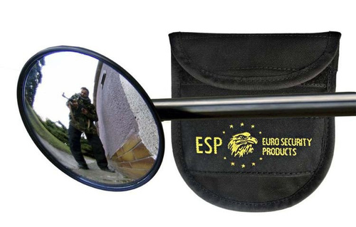 ESP - Taktické zrcátko pro teleskopický obušek, s pouzdrem - 71 mm - M-2 HOLDER