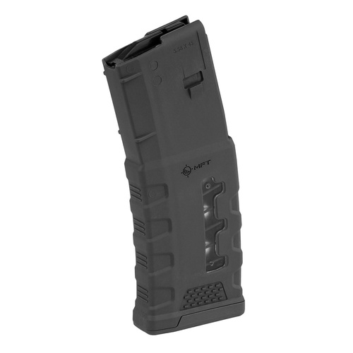 MFT - Polymerový okénkový zásobník Extreme Duty pro AR-15 / M4 - 5,56 x 45 mm/.223 - 30 nábojů - černý - EXDPM556-W-BL