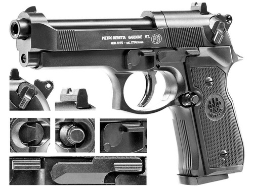 Umarex - Vzduchová pistole Beretta M92 FS - 4,5 mm Diabolo - černá - 419.00.00