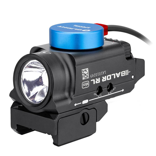 Olight - Zbraňové LED světlo s laserovým zaměřovačem BALDR RL MINI - 600 lumenů - černé