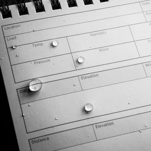 Rite in the Rain - DOPE Logbook do každého počasí - 4 x 6" - D746 - černý