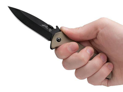 Kershaw - Taktický nůž Emerson 6054BRNBLK - 8Cr14MoV - černý - 6054BRNBLK
