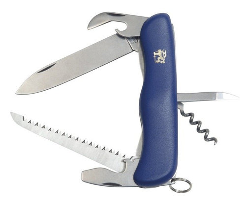 Mikov - Multifunkční kapesní nůž Praktik 110 mm - 6 nástrojů - modrý - 115-NH-6/AK BLU