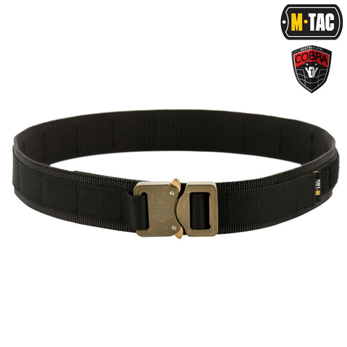 M-Tac - Taktický opasek s přezkou Cobra - černý - 10126002