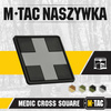 M-Tac - Medic Cross Square 3D PVC nášivka - černá / šedá - 51124211