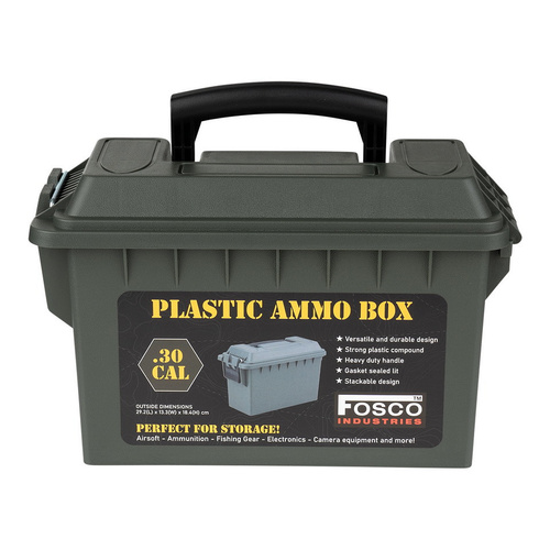 Fosco Industries - Krabička na náboje .30 cal - 4,5 l - Polymer - Zelená - 465203