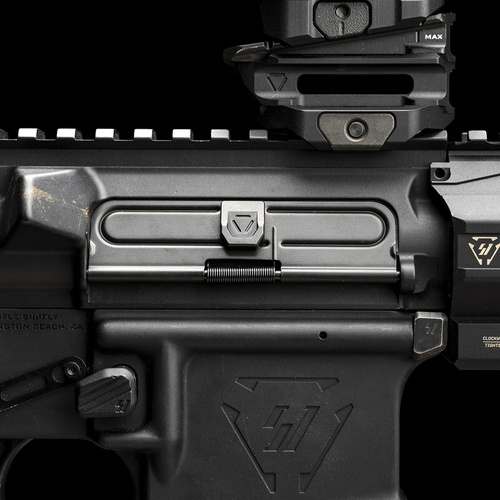 Strike Industries - Prachový kryt pro AR-15 - ocel - černý - SI-AR-SUDC-223