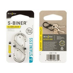 Nite Ize - S-Biner #2 SlideLock - nerez - LSB2-11-R3