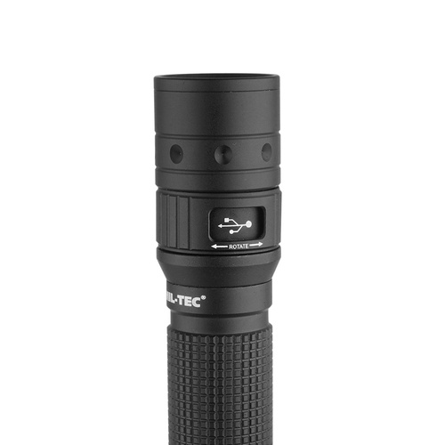 Mil-Tec - taktická LED svítilna Operator MT1R s baterií 18650 2000 mAh - 500 lumenů - 15153000
