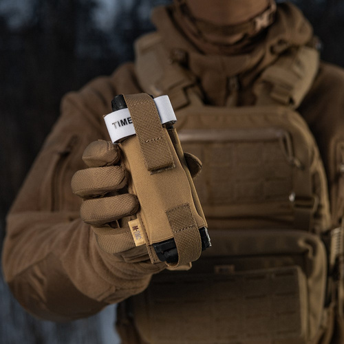 M-Tac - Taktická kapsa na škrtidlo s panelem Molle Gen. III - Coyote - 10137305