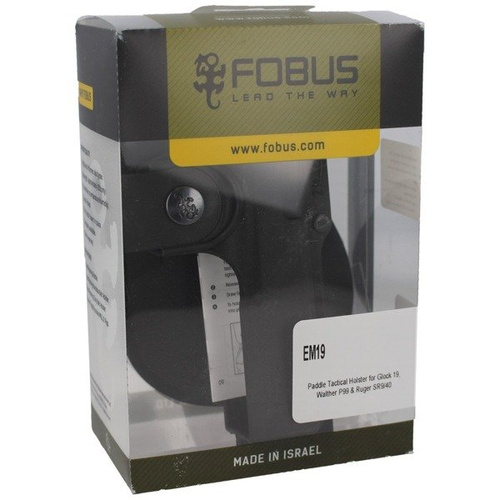 Fobus - Pouzdro pro Glock 19, Walther P99, S&amp;W, Ruger - Standard Paddle - pravé - EM19