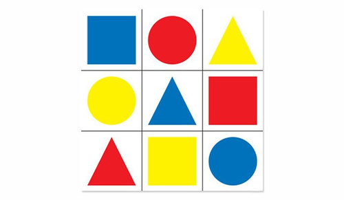 Geometrické figury Terč - 10 ks