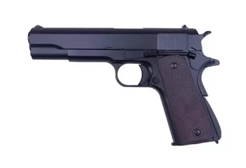 Kj Works - Pistole replika KP-1911 - zelený plyn - černá - KJW-02-001354