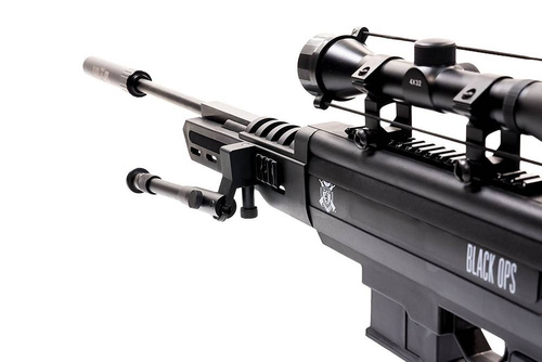 Black Ops - Odstřelovací puška s pístem a dvojnožkou - 4,5 mm - B1090