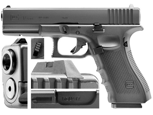 Umarex - ASG replika pistole Glock 17 Gen4 - 6 mm BB - CO2 - 2.6434
