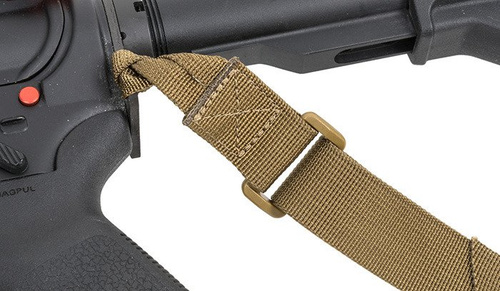 Helikon - Dvoubodový závěs na karabinu - Coyote Brown - ZW-RFS-PO-11