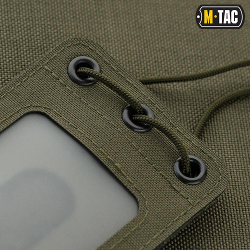 M-Tac - Držák na odznaky s průhledným panelem - zelený Ranger - 10131023