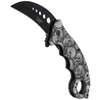 Herbertz Solingen - Zavírací nůž Karambit Skulls Design - AISI 420 - 572413