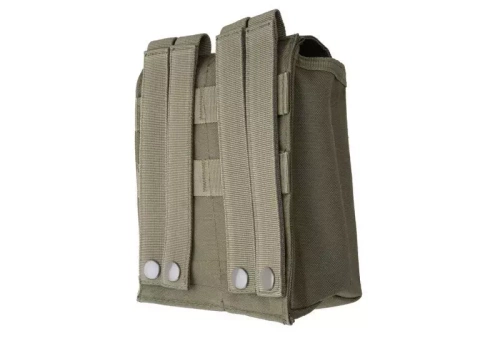 GFC Tactical - Dvojité pouzdro na zásobníky typu AK / AR - MOLLE - Nylon - olivová barva - GFT-19-003576