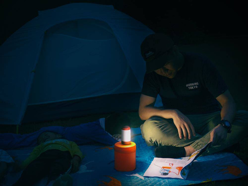Fenix - Kempingová LED svítilna - 2600 mAh 3,6V - zelená - CL26R