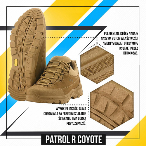 M-Tac - Patrol R Tactical Sneakers - kůže - Coyote - 30203905 