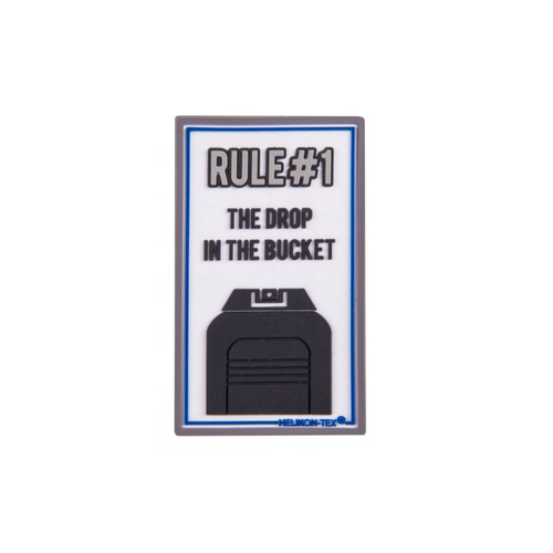Helikon - PVC záplata - Rule#1 - bílá - OD-RL1-RB-20